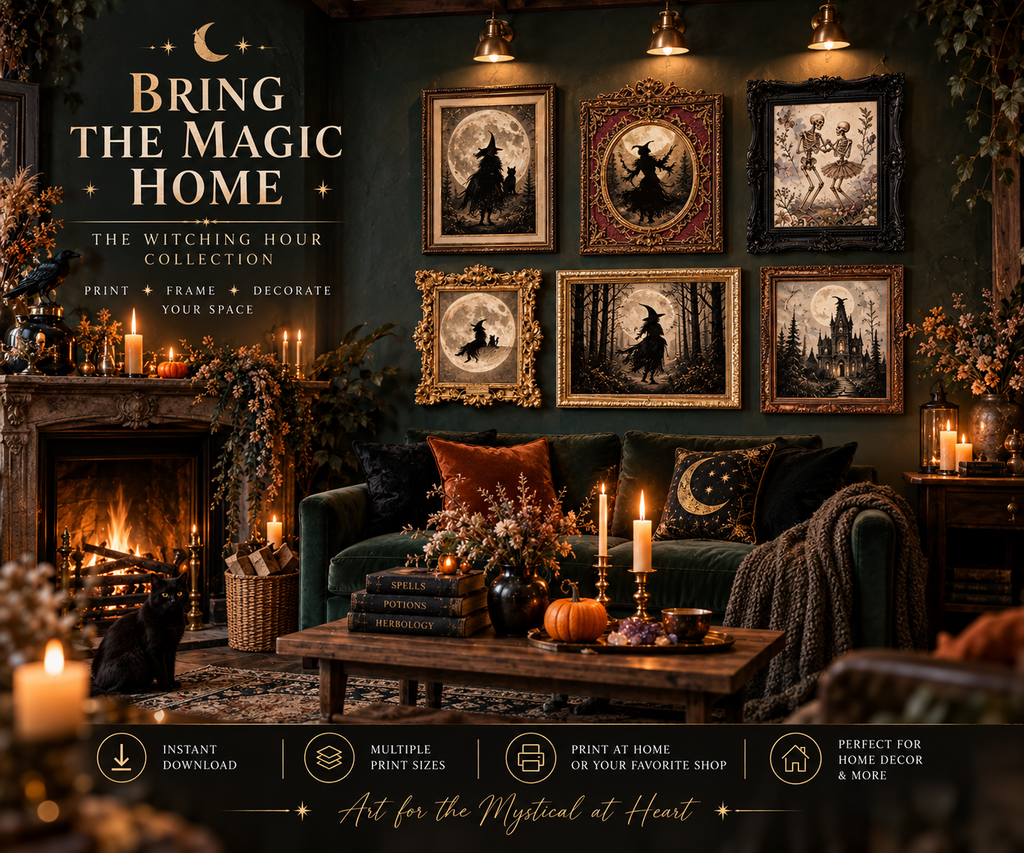The Witching Hour Collection | 30 Gothic & Witchy Art Prints